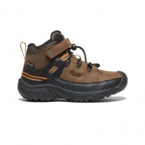 Buty Robocze Dziecięce Keen Targhee Waterproof Brązowe | MBL8254RV