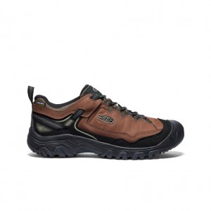 Buty Trekkingowe Męskie Keen Targhee IV Waterproof Brązowe Czarne | SAW7122KD