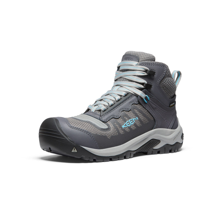 Buty Robocze Damskie Keen Reno Waterproof Mid Szare | QZB734SE