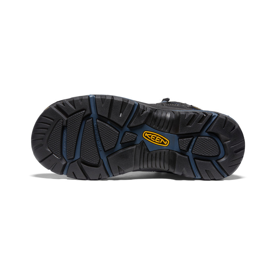 Buty Robocze Męskie Keen Braddock Waterproof Mid Czarne Niebieskie | PVB7633NI