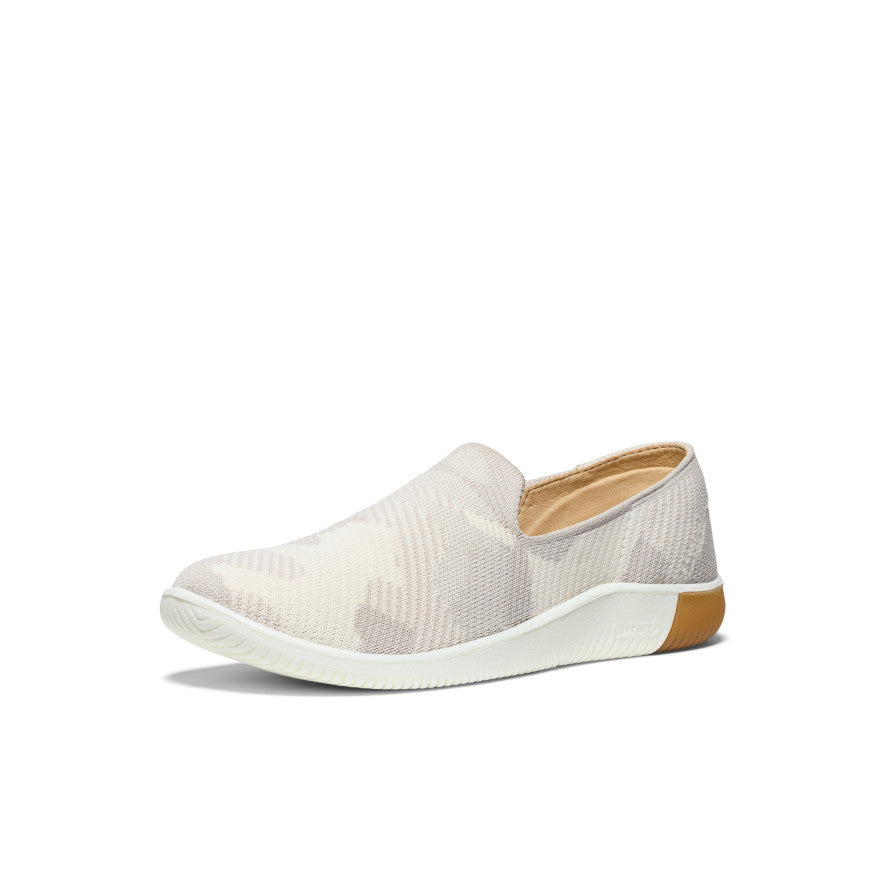 Buty Slip On Damskie Keen KNX Knit Srebrne | DVA3992JD