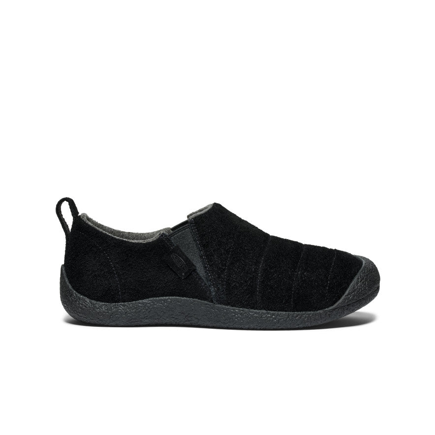 Buty Slip On Męskie Keen Howser II Leather Czarne | QDV29CS