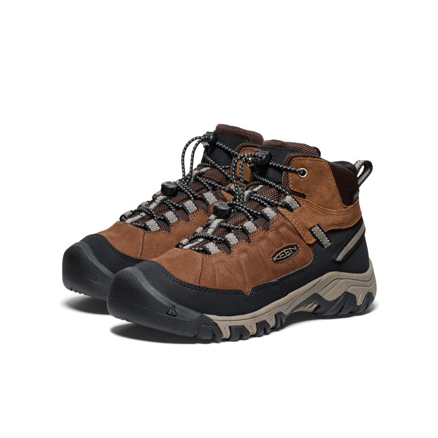 Buty Trekkingowe Big Dziecięce Keen Targhee IV Waterproof Brązowe Czarne | QFL2529BP