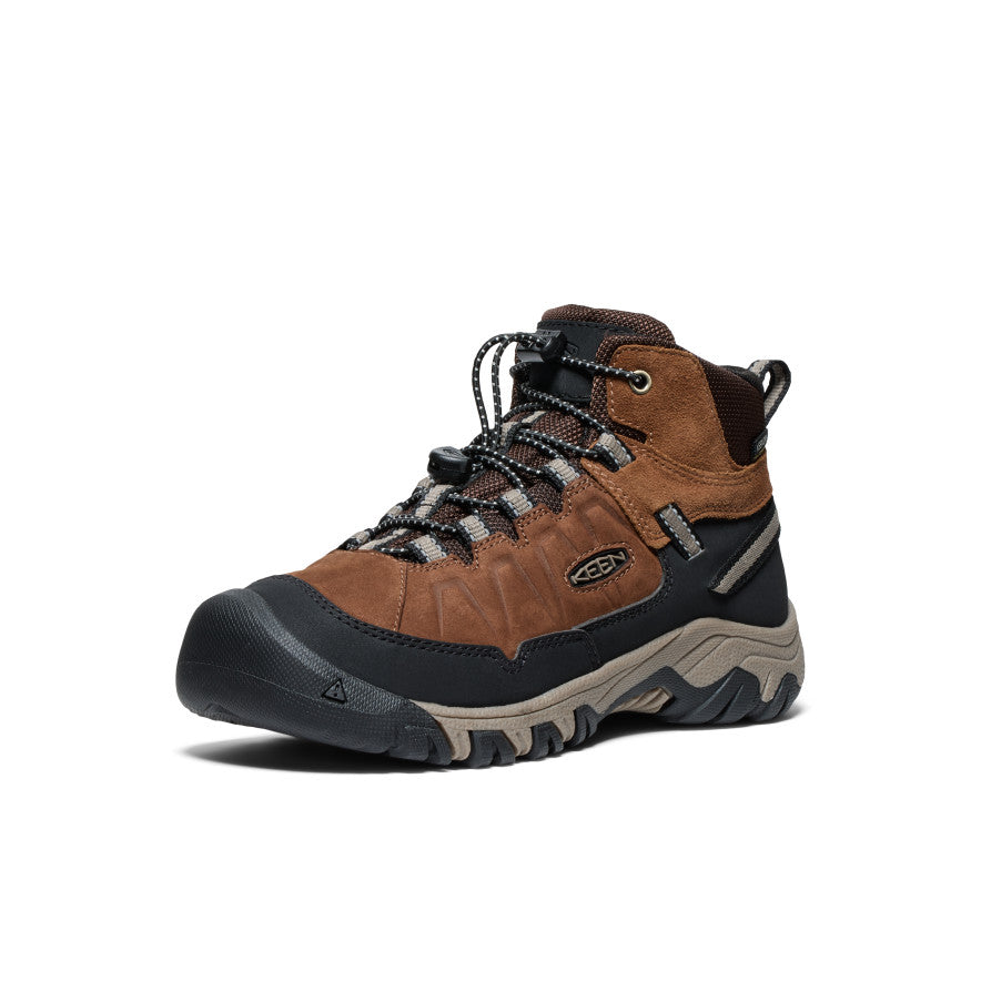 Buty Trekkingowe Big Dziecięce Keen Targhee IV Waterproof Brązowe Czarne | QFL2529BP