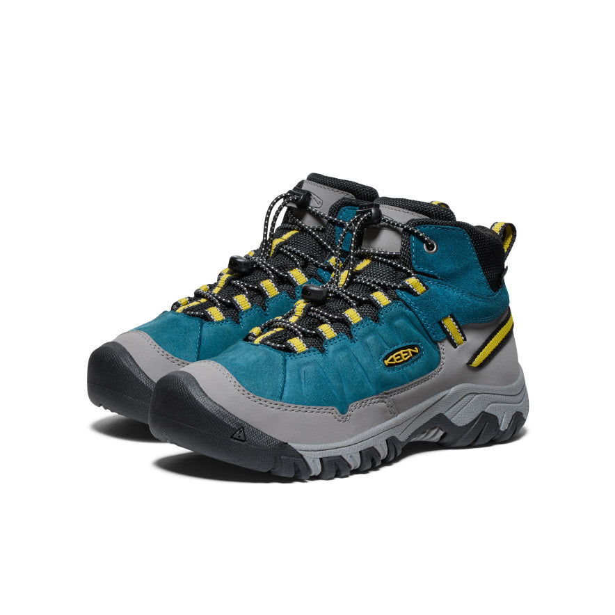 Buty Trekkingowe Big Dziecięce Keen Targhee IV Waterproof Niebieskie | KWD8418NK