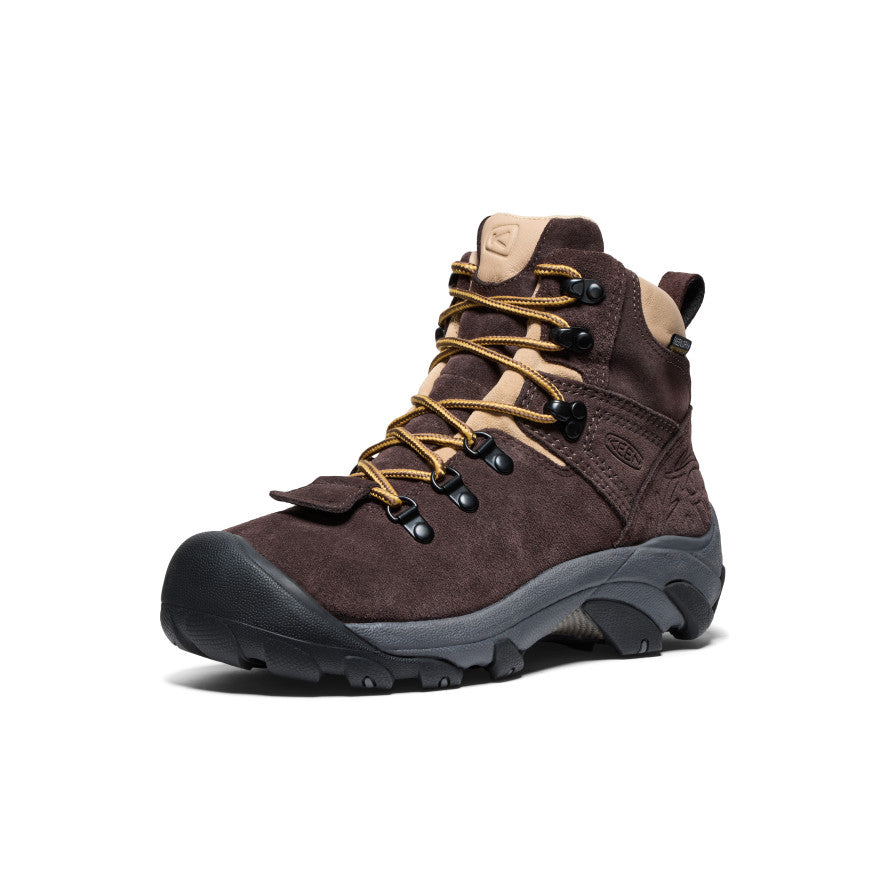 Buty Trekkingowe Damskie Keen Pyrenees Waterproof x Mountain Research Niebieskie Brązowe | FHW3596FP