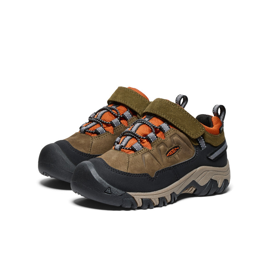 Buty Trekkingowe Dziecięce Keen Targhee IV Waterproof Ciemny Oliwkowe Złote | KHY6631DF