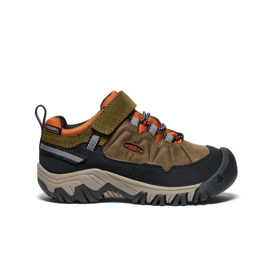 Buty Trekkingowe Dziecięce Keen Targhee IV Waterproof Ciemny Oliwkowe Złote | KHY6631DF