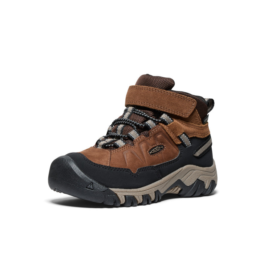 Buty Trekkingowe Dziecięce Keen Targhee IV Waterproof Brązowe Czarne | IHD6581MK