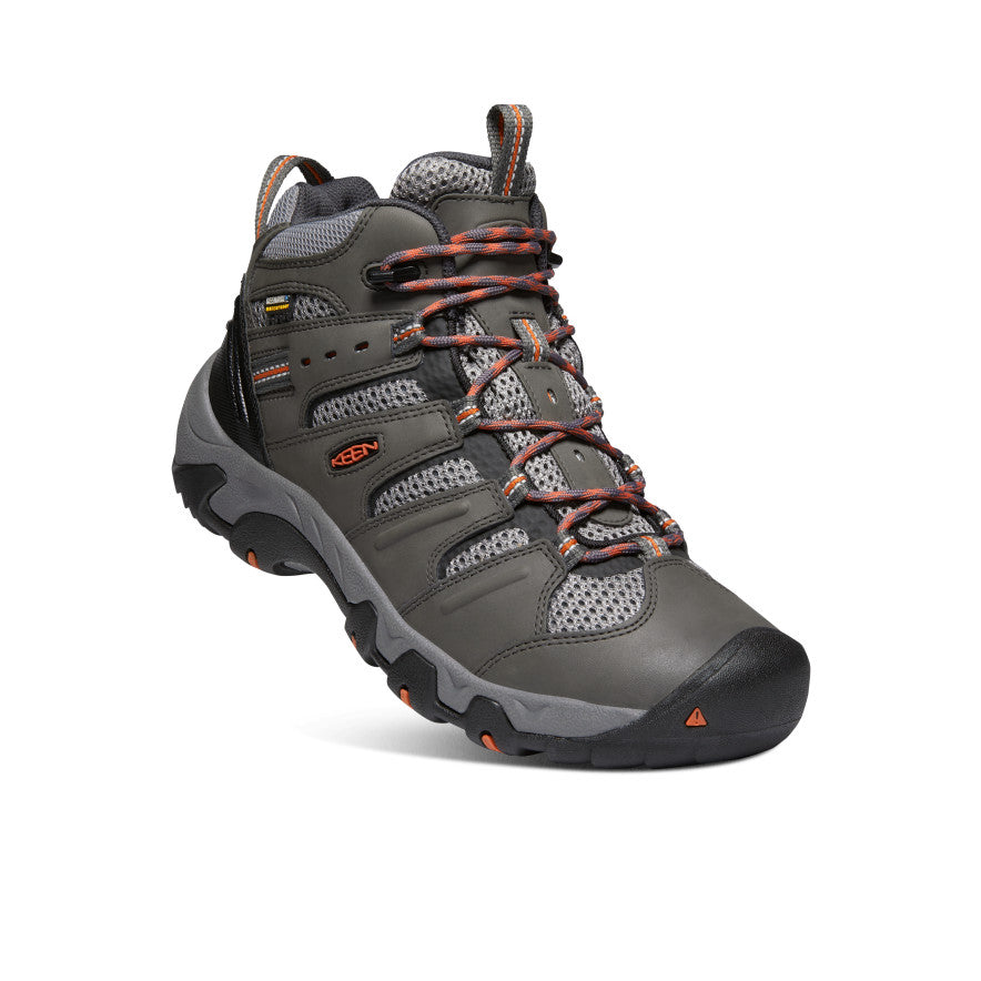 Buty Trekkingowe Męskie Keen Koven Waterproof Szare Ciemny Czerwone | SNL1291TC