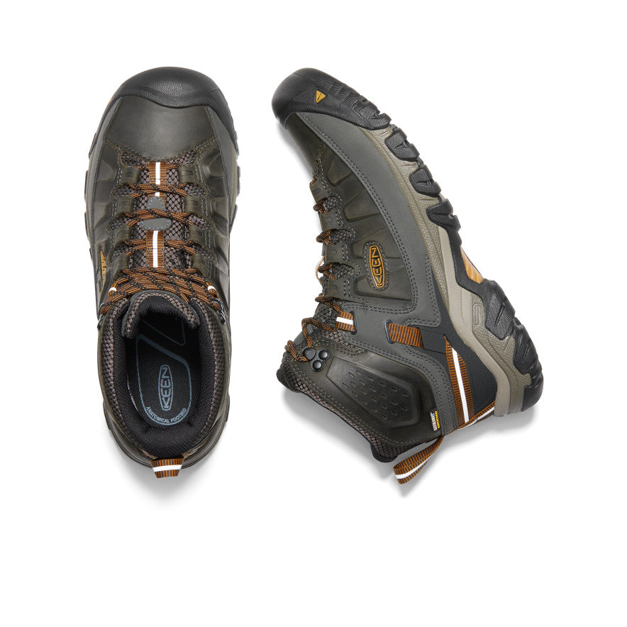 Buty Trekkingowe Męskie Keen Targhee III Waterproof Mid Czarne Oliwkowe Brązowe | THH5080HJ