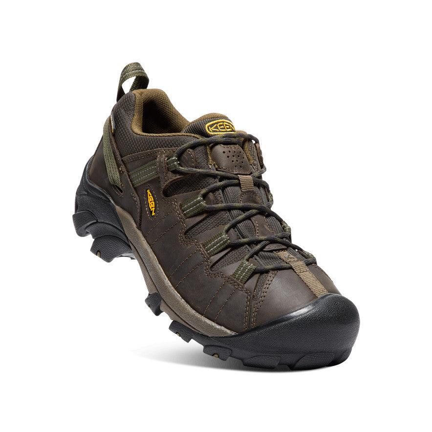 Buty Trekkingowe Męskie Keen Targhee II Waterproof Wide Brązowe Ciemny Oliwkowe | THX3251OG