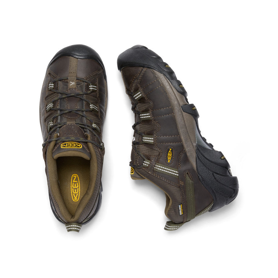 Buty Trekkingowe Męskie Keen Targhee II Waterproof Wide Brązowe Ciemny Oliwkowe | THX3251OG