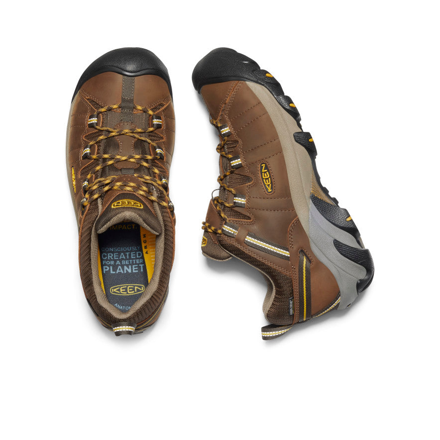 Buty Trekkingowe Męskie Keen Targhee II Waterproof Brązowe Żółte | AQA107PI