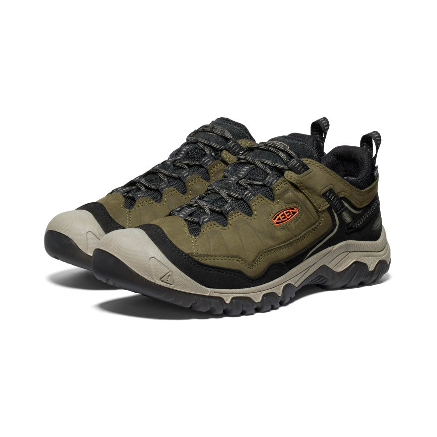 Buty Trekkingowe Męskie Keen Targhee IV Wide Waterproof Ciemny Oliwkowe Złote | AQY9244XG