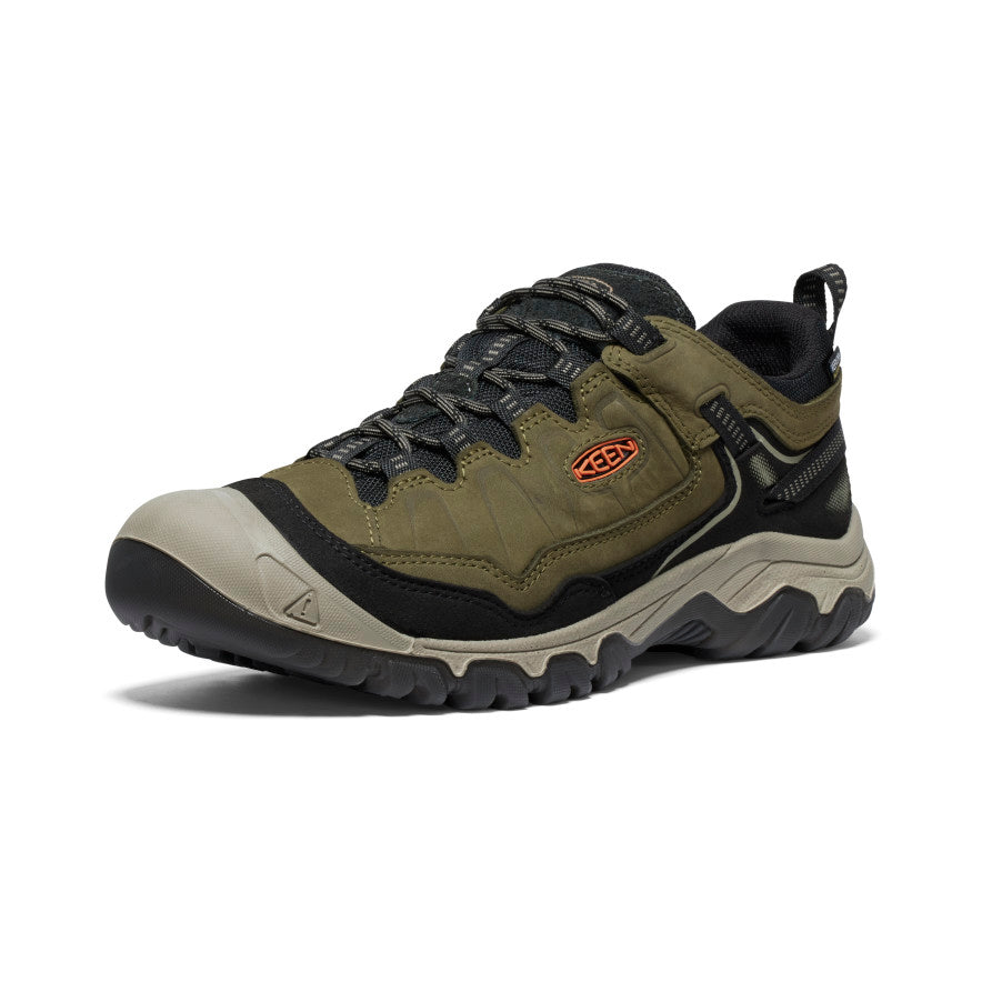 Buty Trekkingowe Męskie Keen Targhee IV Wide Waterproof Ciemny Oliwkowe Złote | AQY9244XG