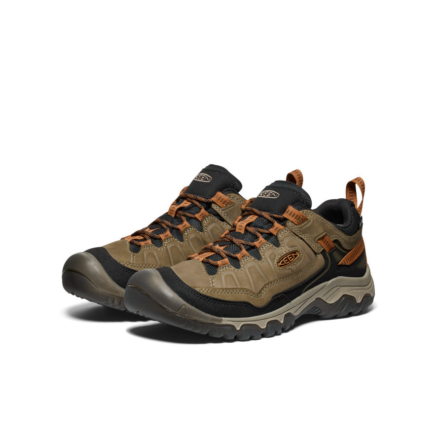 Buty Trekkingowe Męskie Keen Targhee IV Waterproof Oliwkowe Czarne | RCJ137TX