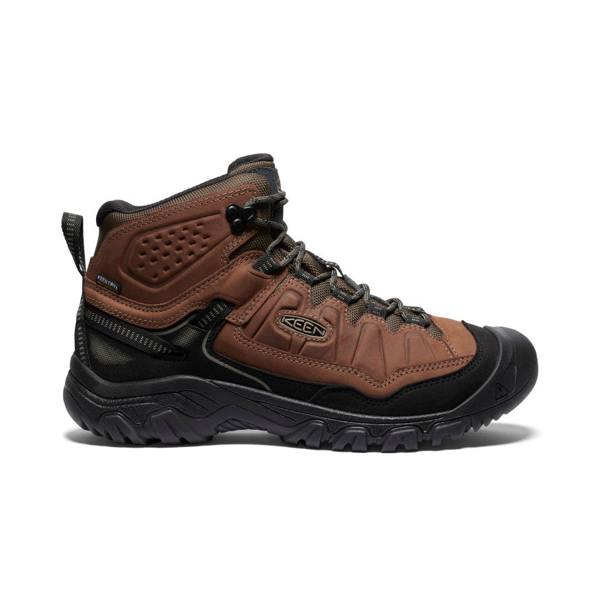 Buty Trekkingowe Męskie Keen Targhee IV Wide Waterproof Brązowe Czarne | FSU4194GK