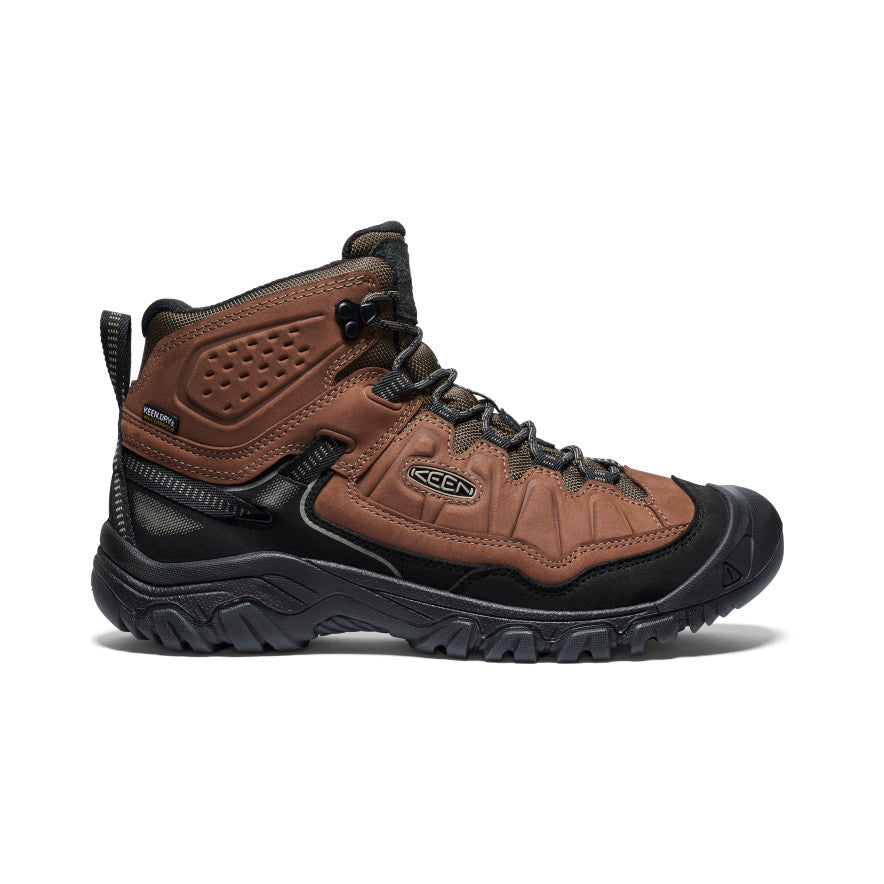 Buty Trekkingowe Męskie Keen Targhee IV Waterproof Brązowe Czarne | DSG7815GE