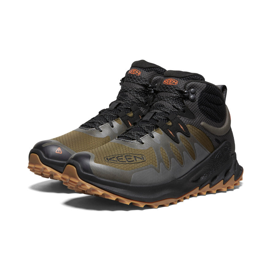 Buty Trekkingowe Męskie Keen Zionic Waterproof Ciemny Oliwkowe Jasny Czerwone | JUL9111AJ