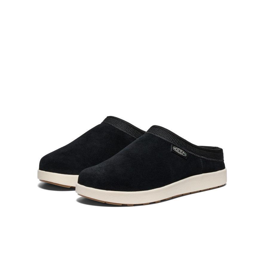 Kapcie Damskie Keen Elle Suede Mule Czarne | RPO6784YA