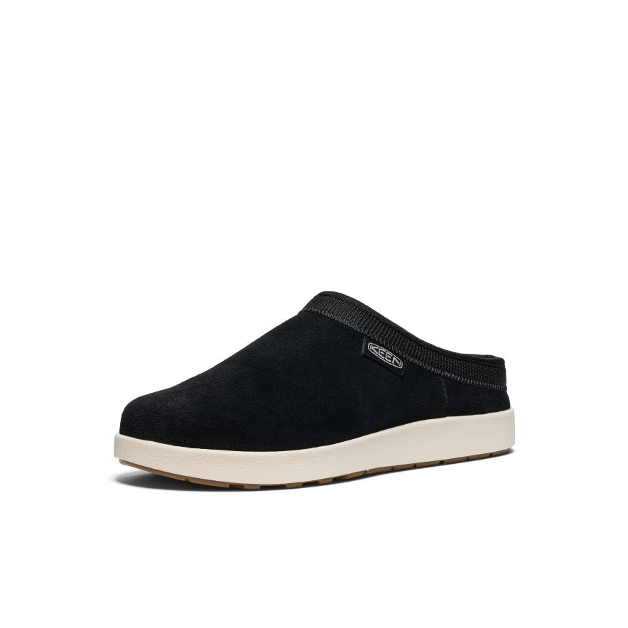 Kapcie Damskie Keen Elle Suede Mule Czarne | RPO6784YA