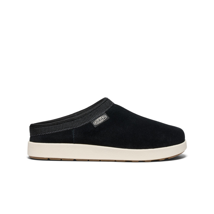 Kapcie Damskie Keen Elle Suede Mule Czarne | RPO6784YA