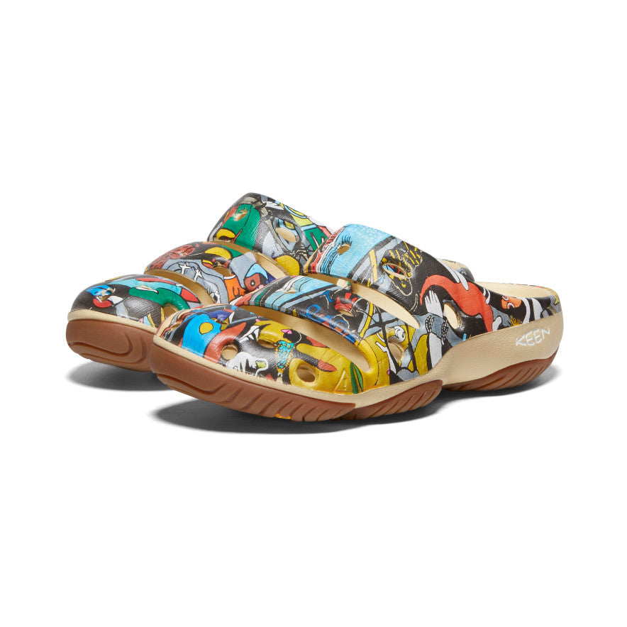 Klapki Damskie Keen Yogui Arts Clog x ARTPARA FUKAGAWA Kolorowe | ADI5617WX