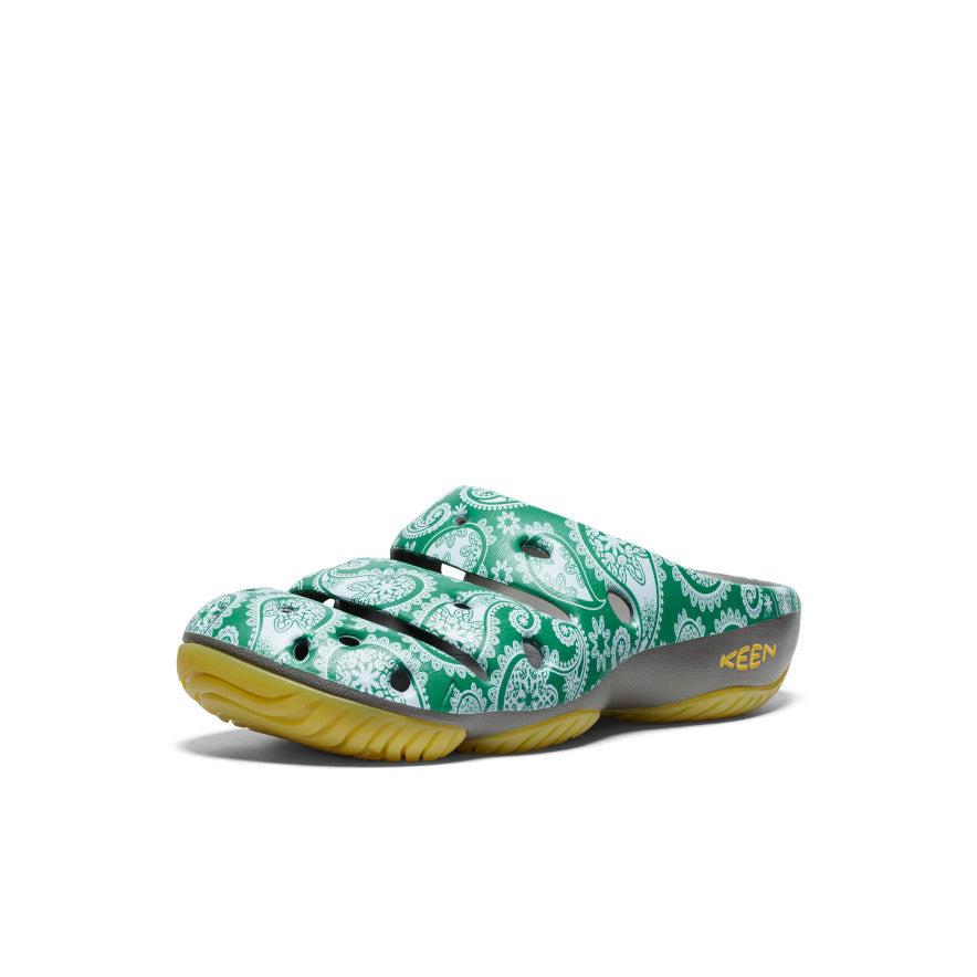 Klapki Męskie Keen Yogui Arts Clog x T.H.C. Zielone | EBC6587MM