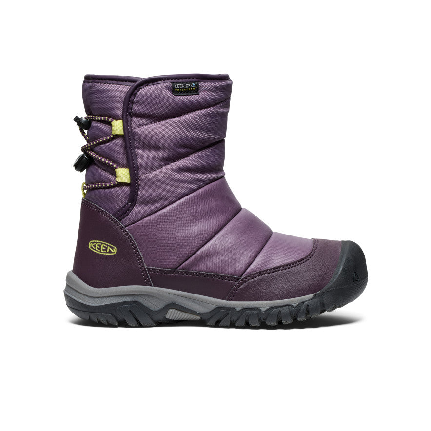 Śniegowce Big Dziecięce Keen Puffrider Waterproof Winter Czarne Fioletowe Zielone | FBV4243NY