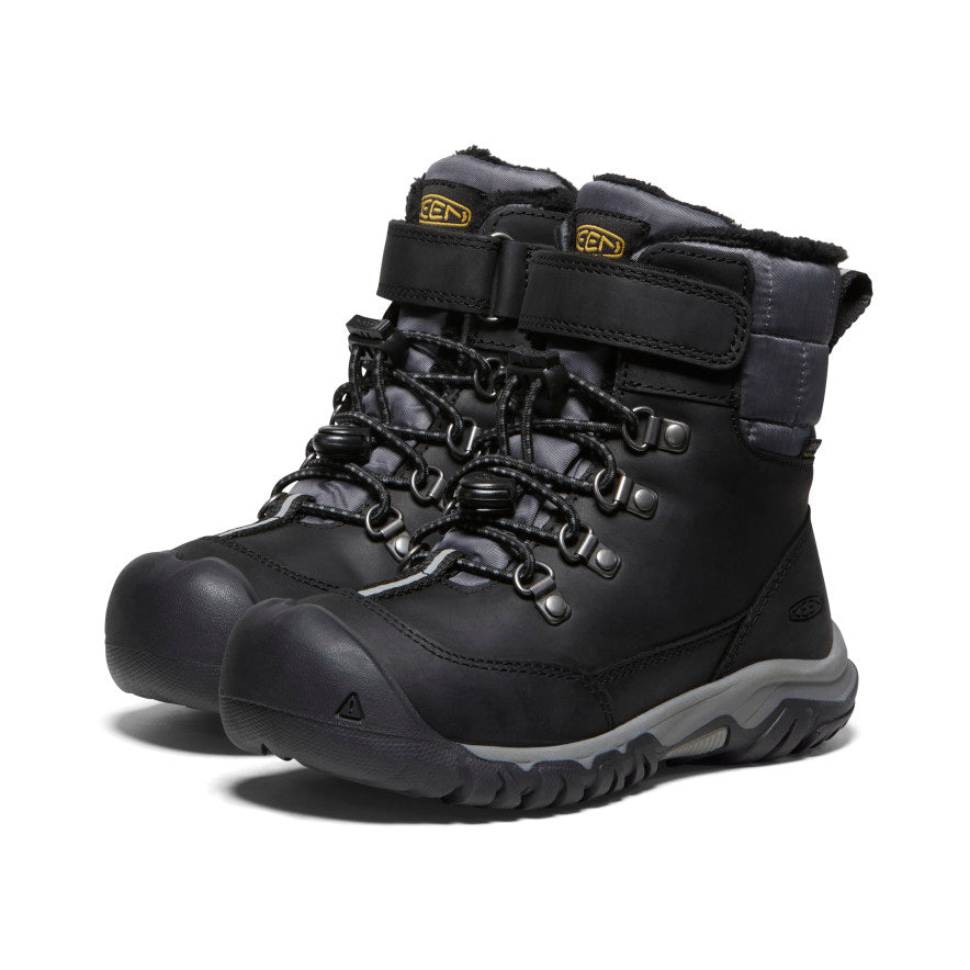 Śniegowce Dziecięce Keen Kanibou Waterproof Winter Czarne | XUZ2334WI